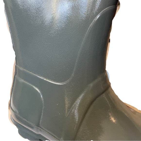 Hunter Original Tall Gloss Size US8 Gull Grey Graphite Rain Boots Waterproof - Picture 8 of 15